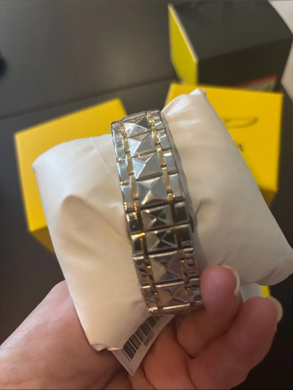 Invicta Unisex Two-Tone Gold and Silver Bracelet Watch